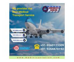 Medivic Air Ambulance Service in Vellore with Commendable Medical Setup